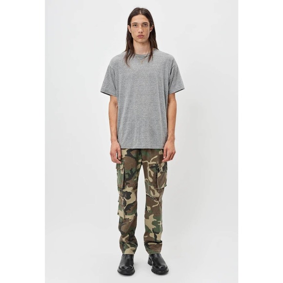 John Elliott Gray Short Sleeve Tee - Picture 6 of 7